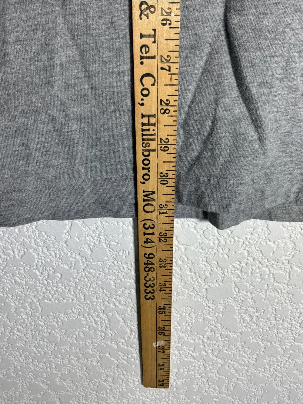 Duluth Trading Co. Longtail Long Sleeve Pullover Henley in Gray - Size Large